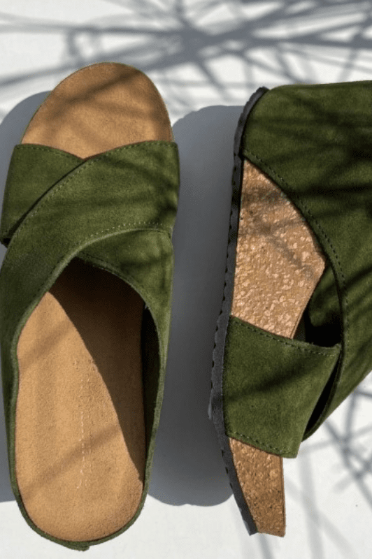 Copenhagen Shoes | Frances sandal i armygrøn